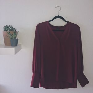 Wine Blouse